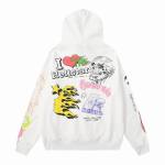 Hellstar Hoodie White and color
