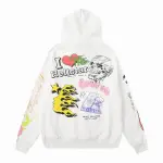 Hellstar Hoodie White and color
