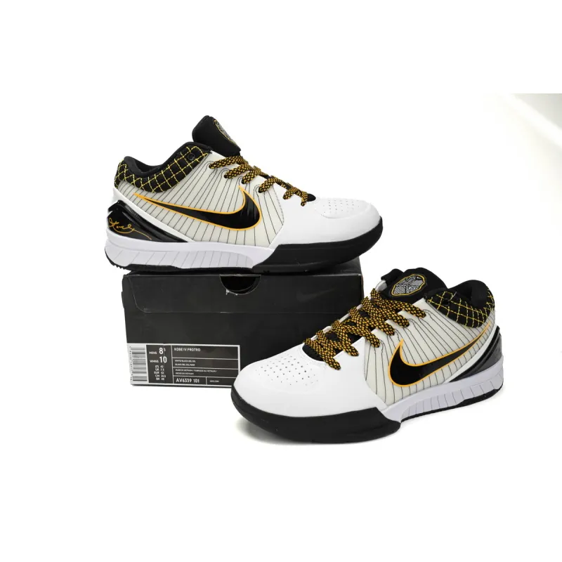 PKGoden Kobe 4 Protro White Black Del Sol,AV6339-101