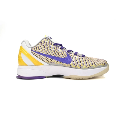 PKGoden Kobe 6 White Purple Yellow,CW2190-105 01