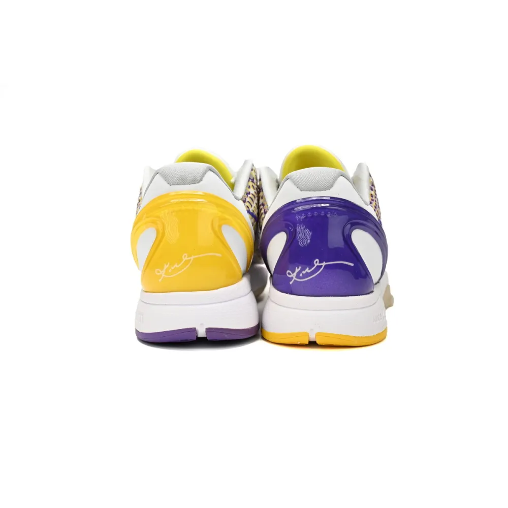 PKGoden Kobe 6 White Purple Yellow,CW2190-105
