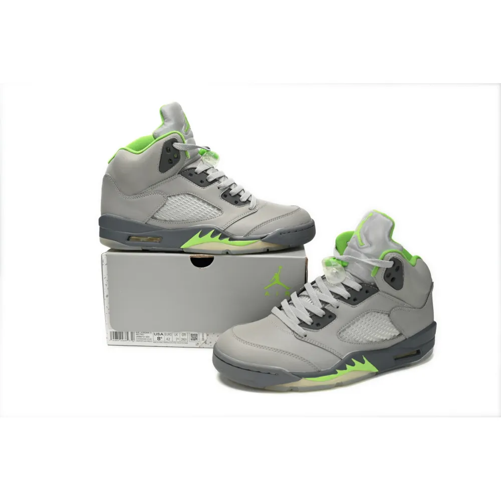 PKGoden Jordan 5 Retro Green Bean,136027 031