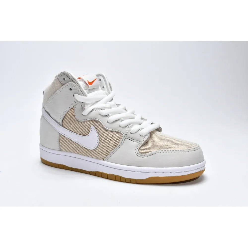 PKGoden SB Dunk High Pro ISO Orange Label Unbleached Natural,DA9626-100