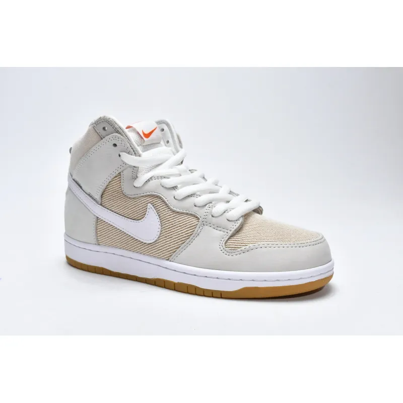 PKGoden SB Dunk High Pro ISO Orange Label Unbleached Natural,DA9626-100