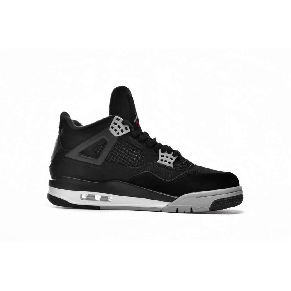 🔥FREE SHIPPING🔥| Jordan 4 Retro Black Canvas DH7138-006 