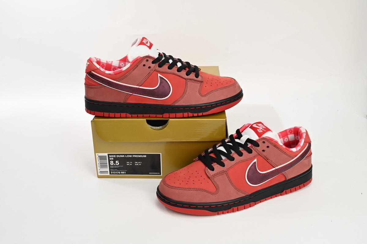 OG SB Dunk Low Concepts Red Lobster,313170-661