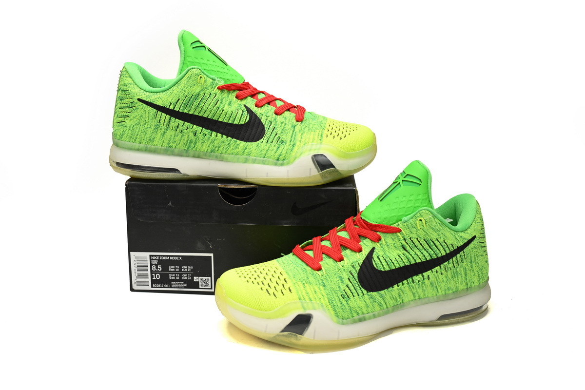 PKGoden Kobe 10 Elite ID Grinch,802817-901