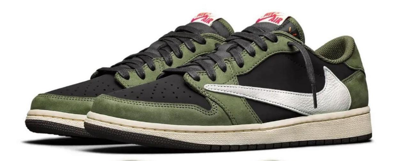 PKGoden Air Jordan 1 Travis Scott x Low olive