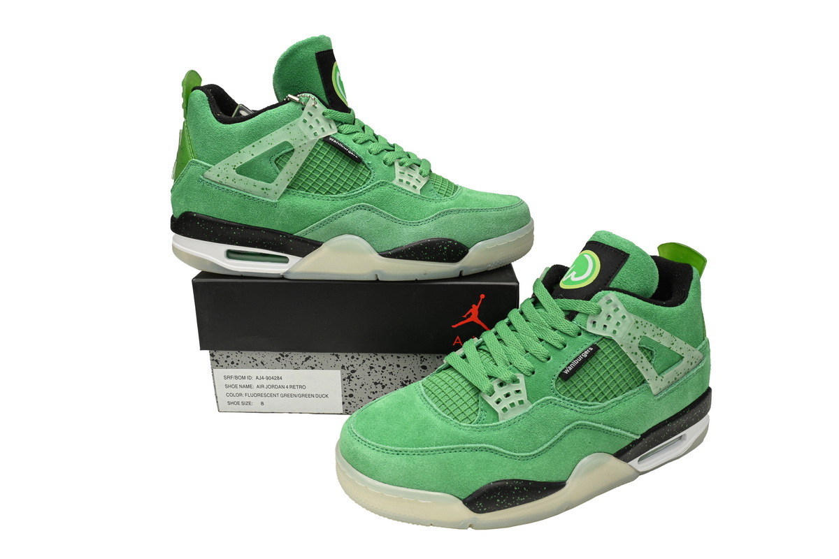 OG Jordan 4 Retro Emerald Green Black,904284