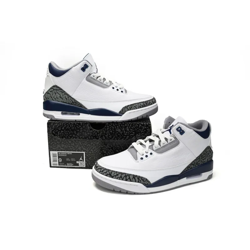 PKGoden Jordan 3 Midnight Navy,CT8532-140