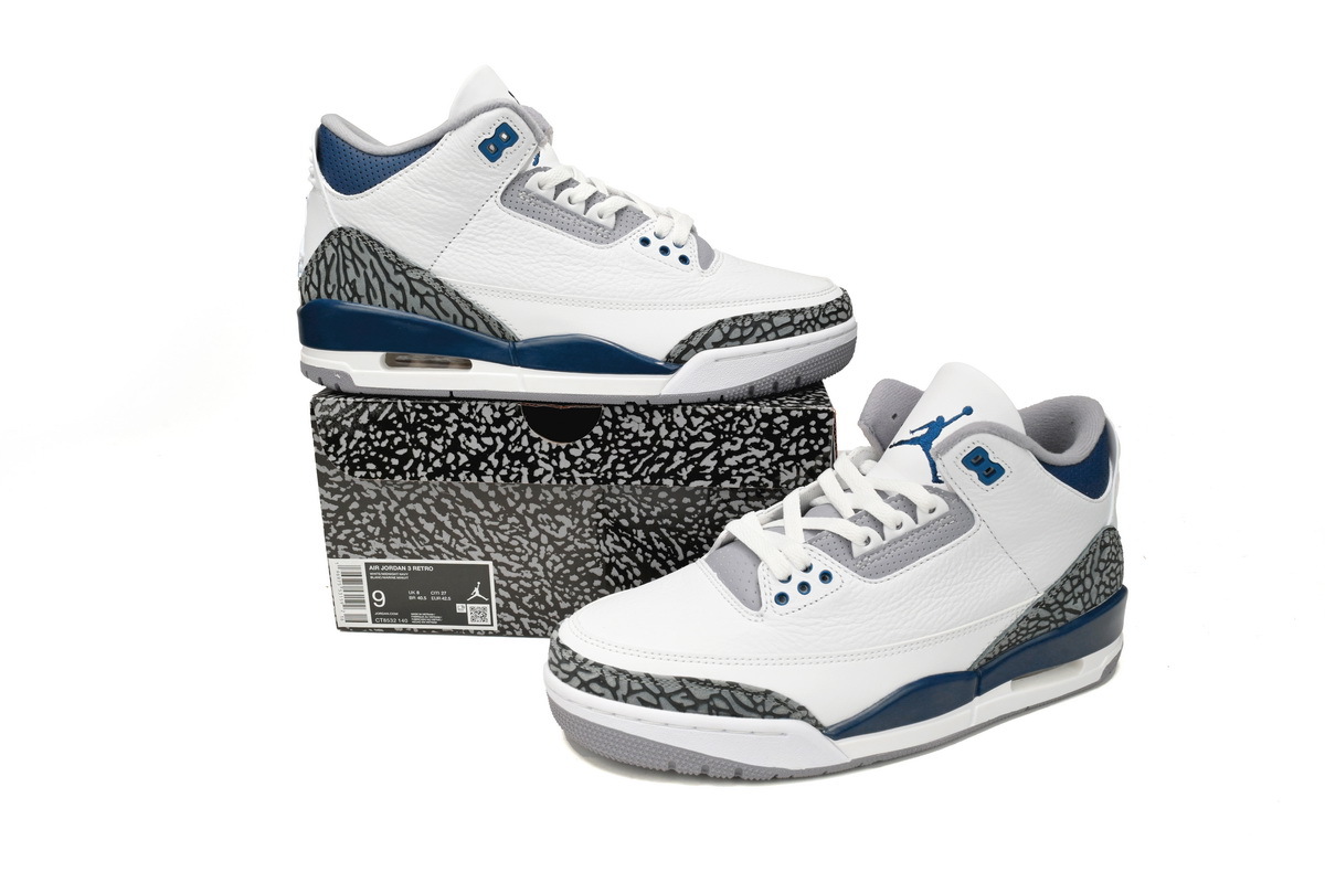 OG Jordan 3 Midnight Navy,CT8532-140