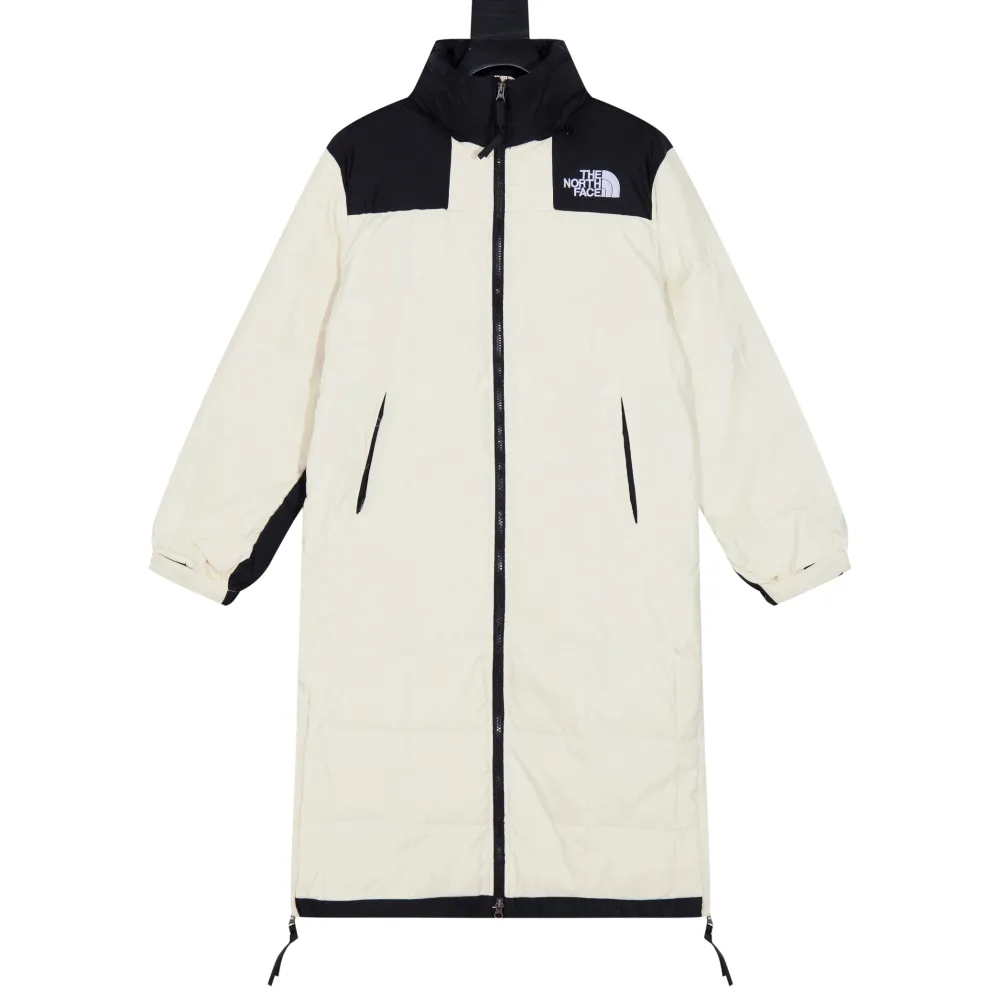 The North Face color matching chessboard Down Jacket