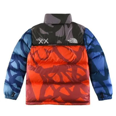 The North Face x KAWS Youth Retro 1996 Nuptse Jacket blue 02