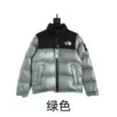 The North Face 1996 Splicing White And Green 01