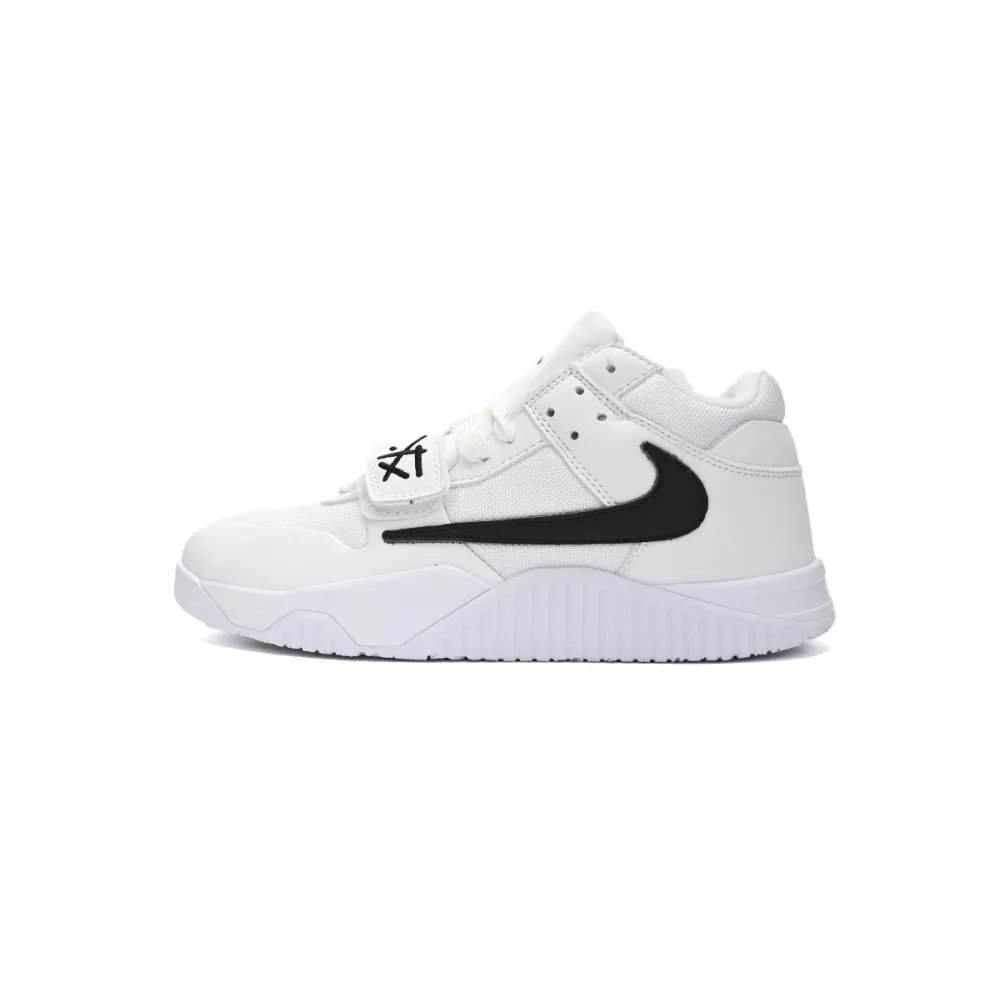 OG Travis Scott x Jordan Cut The Check Nice Kicks White Black,FZ8117-492
