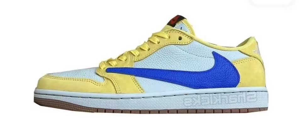PKGoden Jordan 1 Retro Low OG SP Travis Scott Canary, DZ4137-700