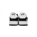 OG A Bathing Ape Bape Sta Low Black White,1H70-191-001
