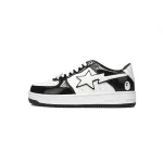 OG A Bathing Ape Bape Sta Low Black White,1H70-191-001