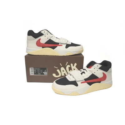 ⭐BF 50% OFF⭐| PKGoden Jordan Jumpman Jack TR Travis Scott x Jordan Cut University Red,FZ8117-101 02