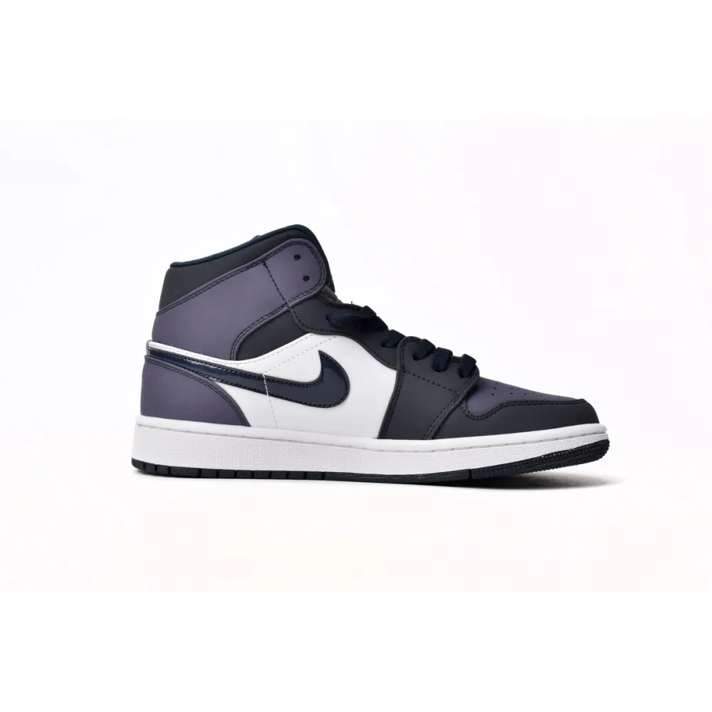 OG Jordan 1 Mid Obsidian Sanded Purple,554724-445