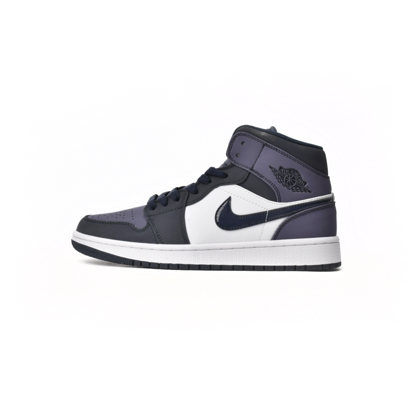OG Jordan 1 Mid Obsidian Sanded Purple,554724-445