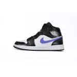 OG Jordan 1 Mid Black Racer Blue White,554725-084