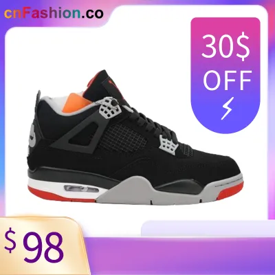 ⭐Discount 30$ Flash Sale⭐| PKGoden Air Jordan 4 Retro Bred (2019) 01