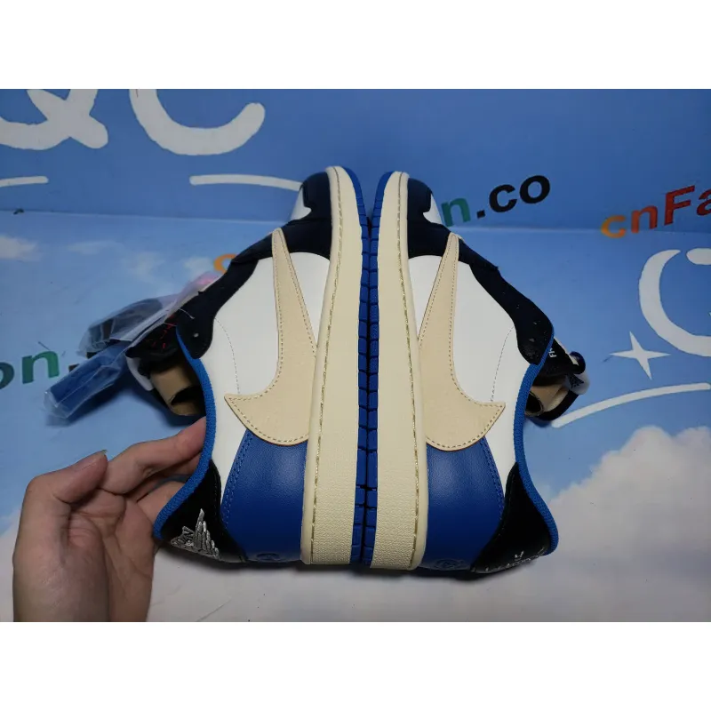 💯FREE SHIPPING | Air Jordan 1 Low Travis Scott x Fragment Design,DM7866-140