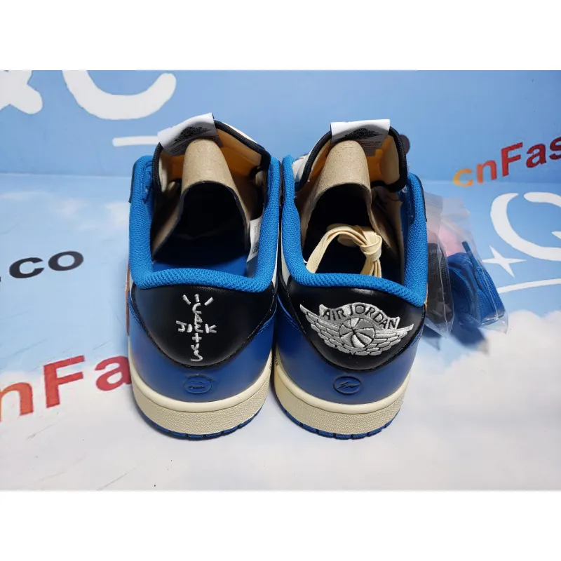 💯FREE SHIPPING | Air Jordan 1 Low Travis Scott x Fragment Design,DM7866-140
