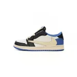 💯FREE SHIPPING | Air Jordan 1 Low Travis Scott x Fragment Design,DM7866-140