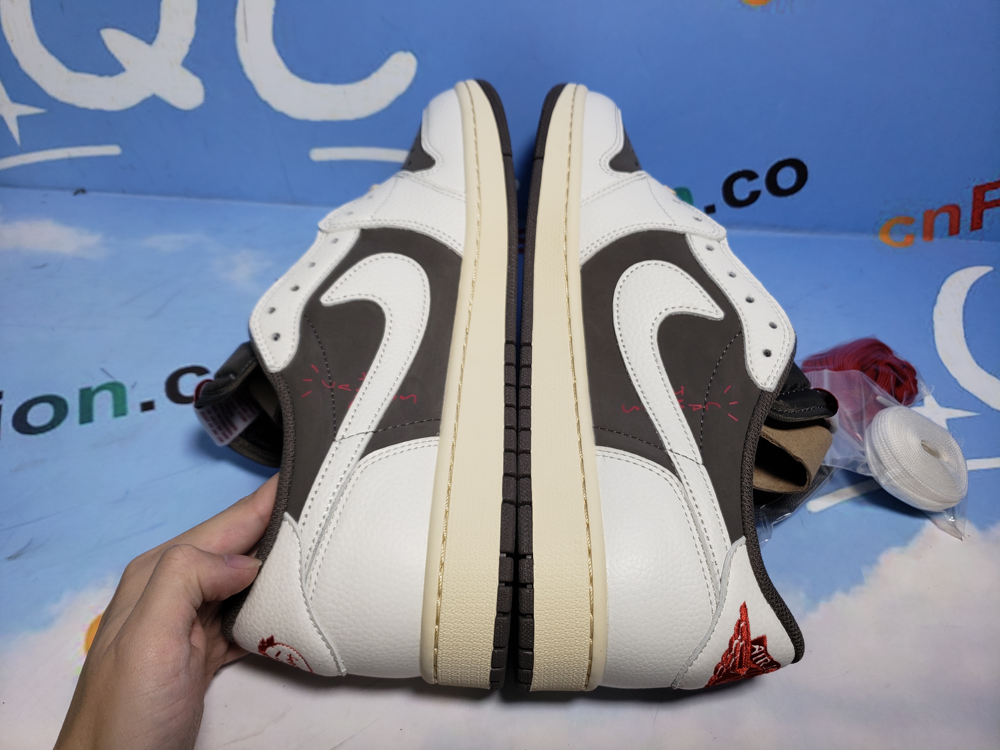 💯FREE SHIPPING | Jordan 1 Retro Low OG SP Travis Scott Reverse Mocha, DM7866-162
