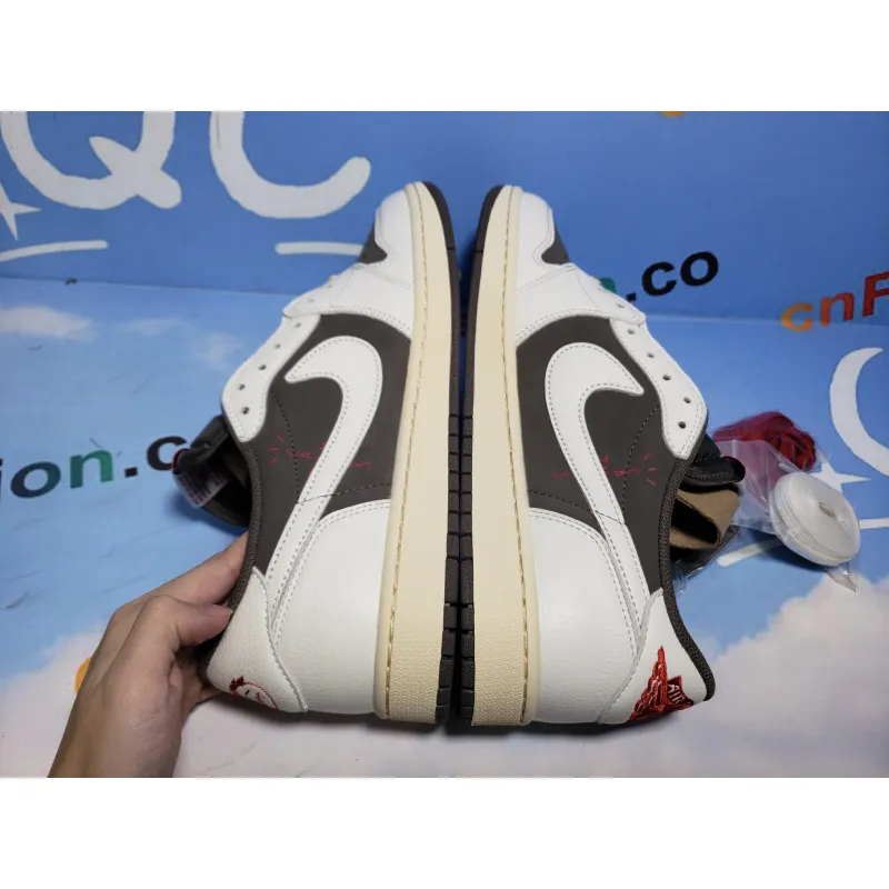 💯FREE SHIPPING | Jordan 1 Retro Low OG SP Travis Scott Reverse Mocha, DM7866-162