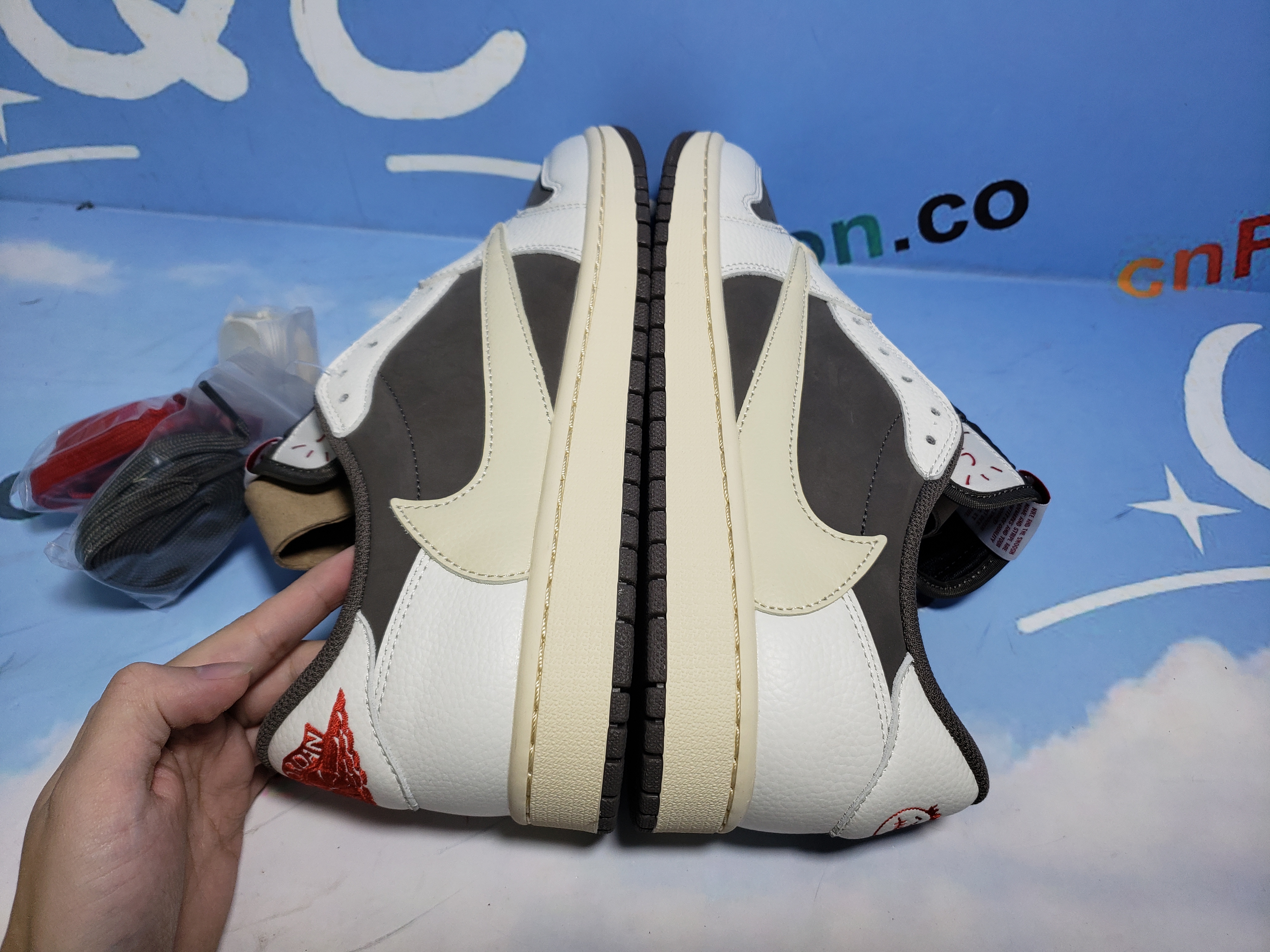 💯FREE SHIPPING | Jordan 1 Retro Low OG SP Travis Scott Reverse Mocha, DM7866-162