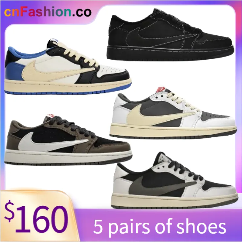 Only $160 | Five pairs of Jordan 1 Travis Scott