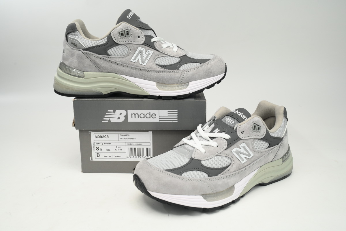 OG New Balance 992 Black And Gray M992GR