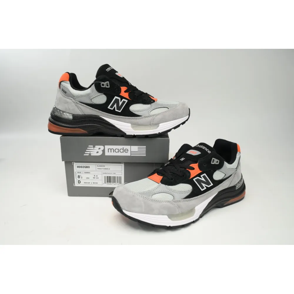 OG New Balance 992 Gray Orange M992GBO 