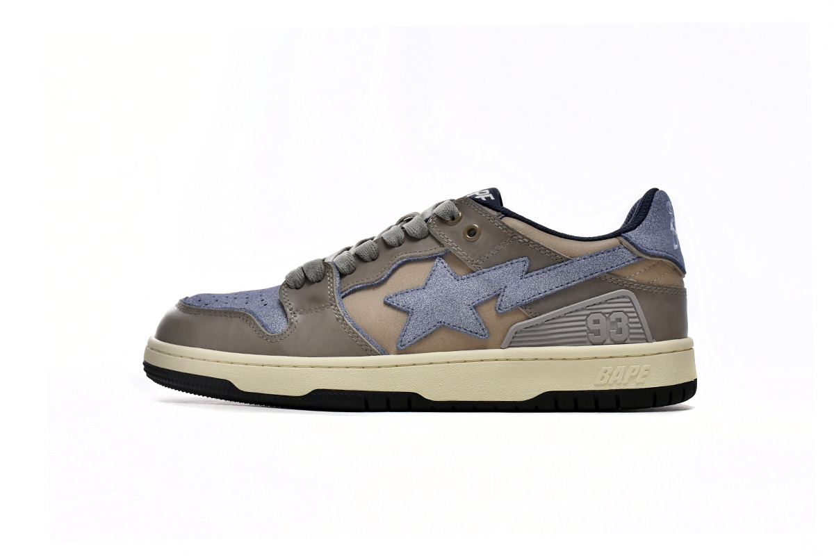 PKGoden A Bathing Ape Bape SK8 Sta Vintage Beige Indigo 1120-291-019