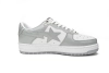 Special Sale A Bathing Ape Bape Sta Low White Grey Rao Noodles 1170-191-021