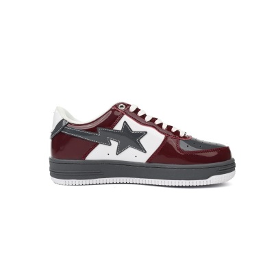 Special Sale A Bathing Ape Bape Sta Nostalgic Burgundy Grey 1180-191-0096 01