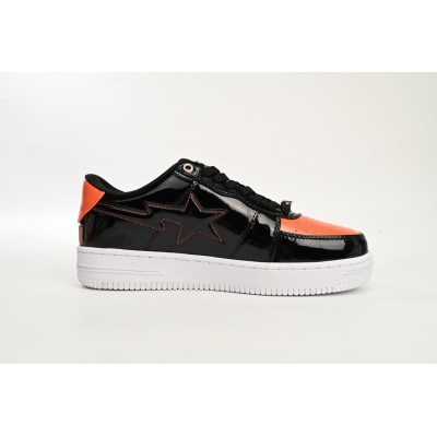 Special Sale A Bathing Ape Bape Sta Low  Orange Shark 1H30-191-005 01