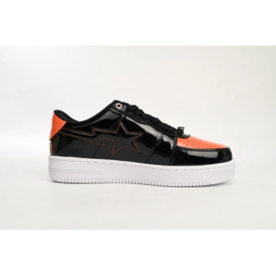 Special Sale A Bathing Ape Bape Sta Low  Orange Shark 1H30-191-005 01
