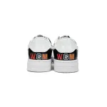Special Sale A Bathing Ape Bape Sta Low Black and White Shark 1H30-191-009
