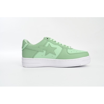 Special Sale A Bathing Ape Bape Sta Low Apple Green 0ZXSH M191 006K 01