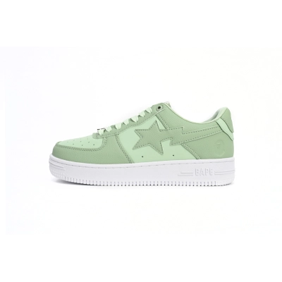 Special Sale A Bathing Ape Bape Sta Low Apple Green 0ZXSH M191 006K 02