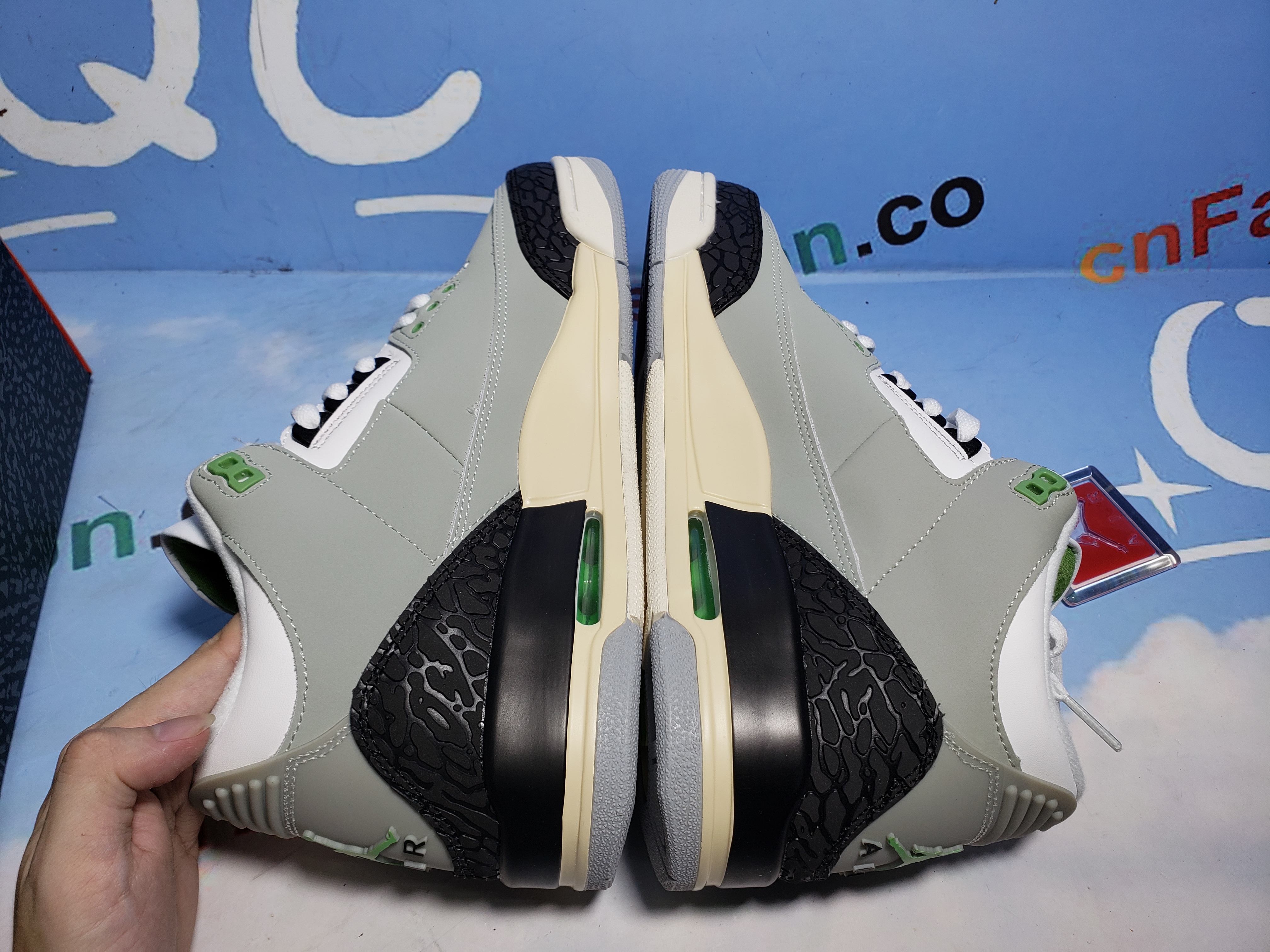 OG Jordan 3 Retro Chlorophyll 136064-006