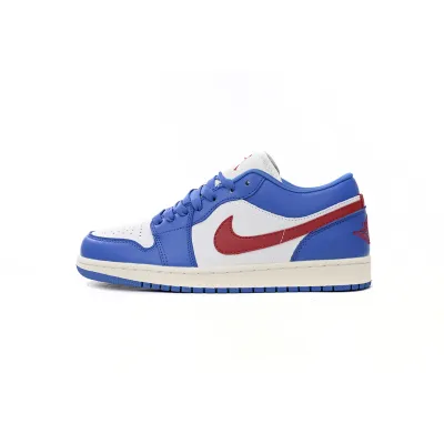 Special Sale Jordan 1 Low Sport Blue Gym Red  DC0774-416 02