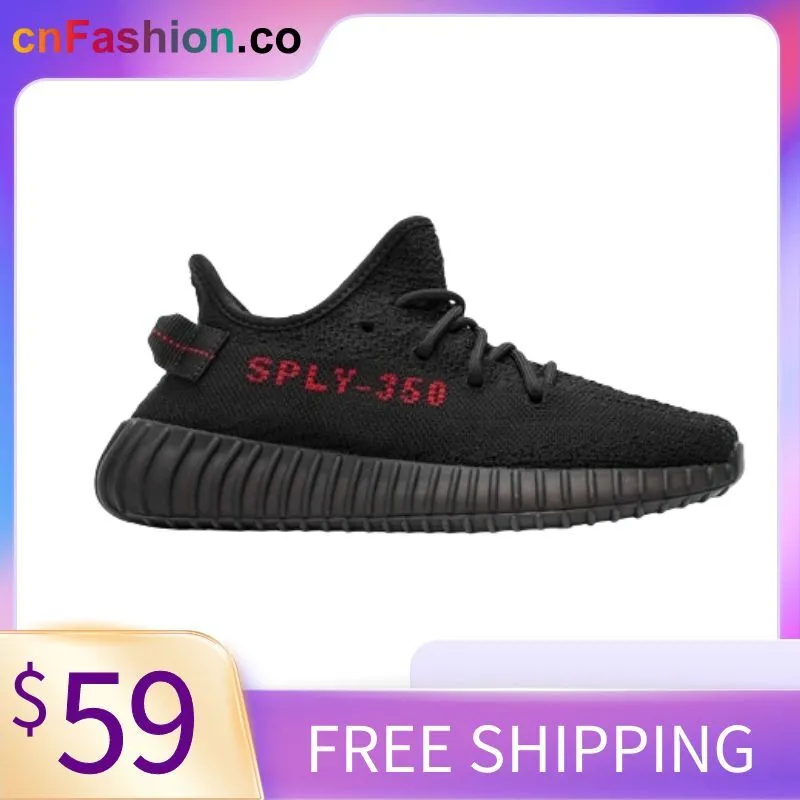 💯FREE SHIPPING | Yeezy Boost 350 V2 Black Red CP9652