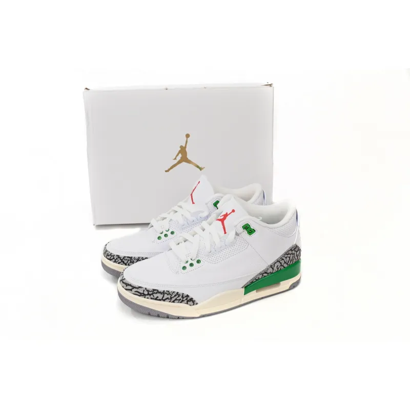 PKGoden Jordan 3 Retro Lucky Green,CK9246-136