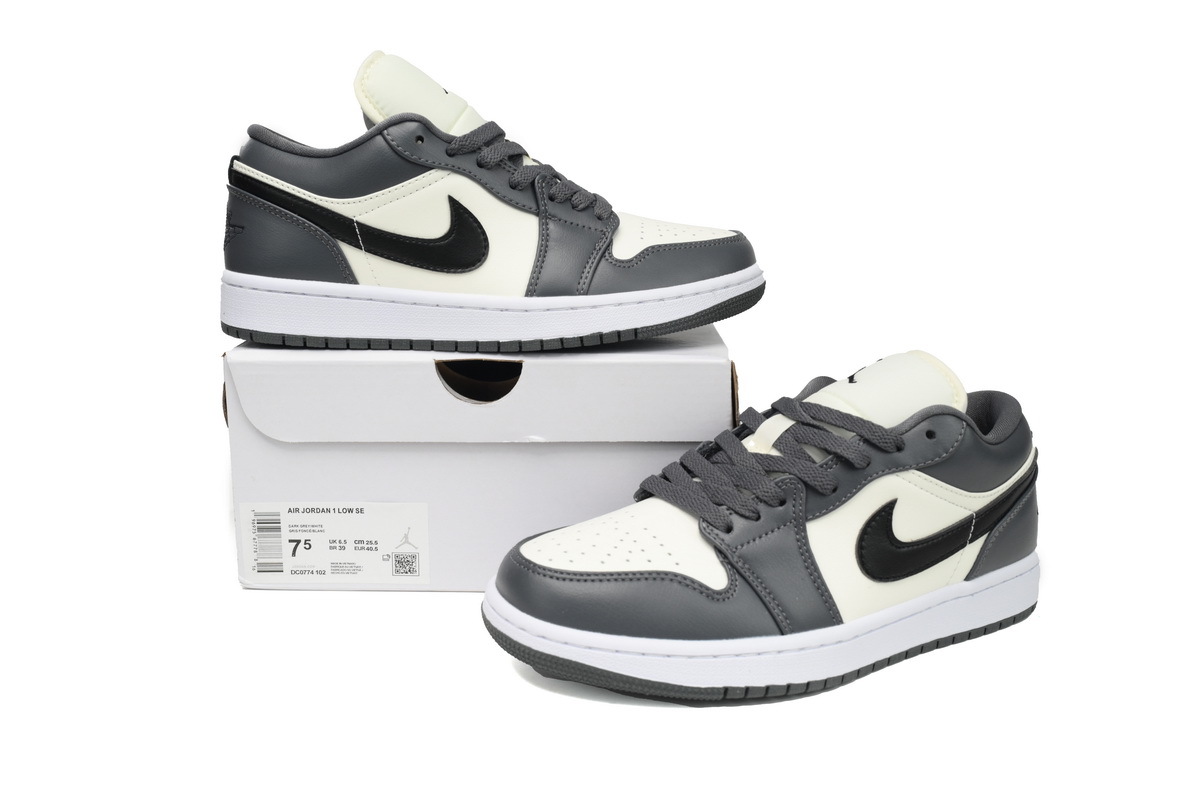 Special Sale Jordan 1 Low Dark Grey DC0774-102