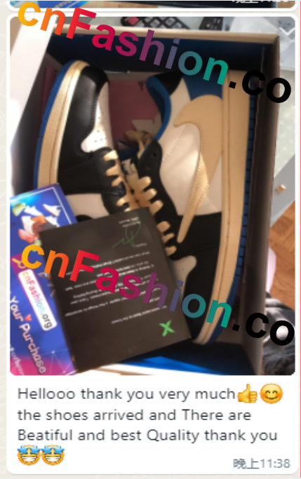 [Free Shipping] PKGoden Air Jordan 1 Low Travis Scott x Fragment Design,DM7866-140